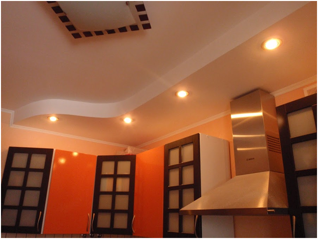 Монтаж точечных светильников в потолок из гипсокартона