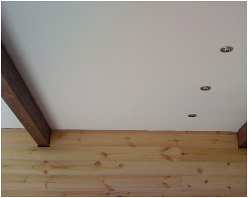 Потолок из гипсокартона своими руками в деревянном доме