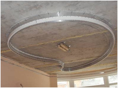 Установка люстры на натяжной потолок (10 фото)