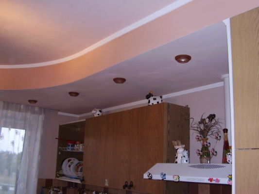 Подвесной потолок на кухне своими руками (10 фото)