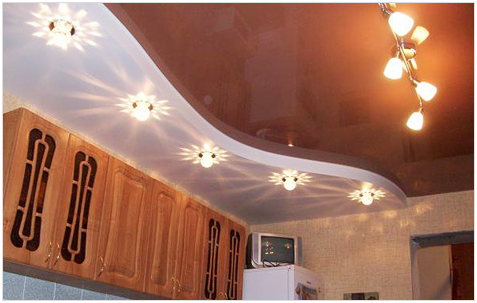 Дизайн потолков из гипсокартона (8 фото)