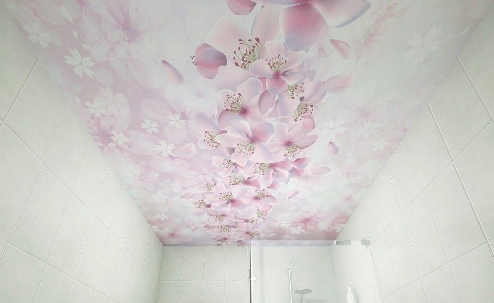 Потолок в ванной из пластиковых панелей (36 фото)