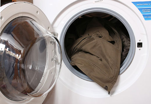 Синтепоновая куртка в стиральной машинке